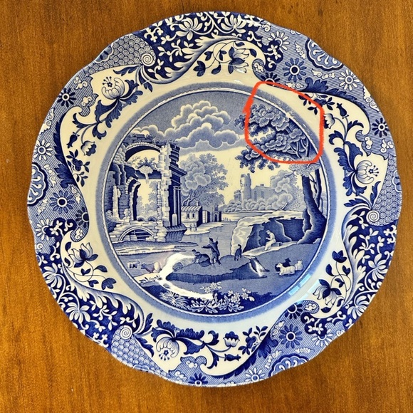 Spode Blue Italian 10" Dinner Plates Set of 10 - Picture 8 of 13